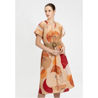 Kobiety DRESS | Solar Sukienka letnia - kamel/wielbłądzi - BK45613