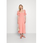 Kobiety DRESS | SUMMERY Copenhagen THEA DRESS - Sukienka letnia - shell pink/pomarańczowy - NS26989