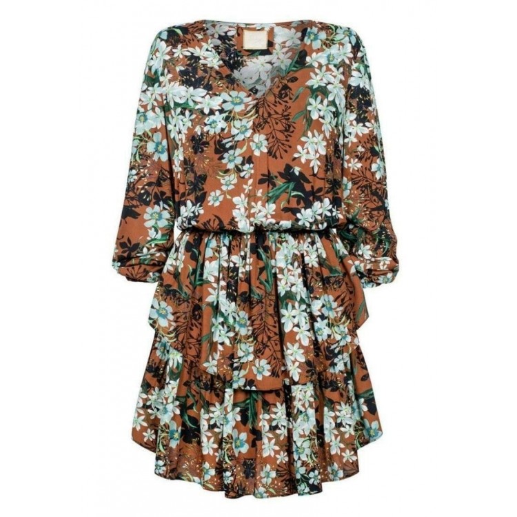 Kobiety DRESS | Swing BLAKE - Sukienka letnia - brown/pomarańczowy - FX05692