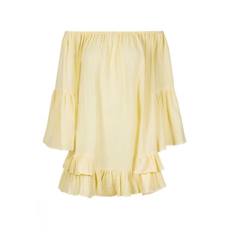 Kobiety DRESS | Swing Fashion ATHEN - Sukienka letnia - yellow/jasnożółty - KH37822