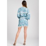 Kobiety DRESS | Swing Fashion INDIE - Sukienka letnia - blue, white/niebieski - AO17507