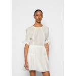 Kobiety DRESS | The Kooples ROBE COURTE AVEC BRAIDS MANCHES COURTES VINTAGE - Sukienka letnia - off white/mleczny - WN49602