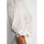 Kobiety DRESS | The Kooples ROBE COURTE AVEC BRAIDS MANCHES COURTES VINTAGE - Sukienka letnia - off white/mleczny - WN49602
