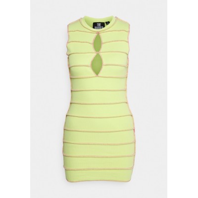 Kobiety DRESS | The Ragged Priest ENTITY DRESS - Sukienka letnia - light green und pink/jasnozielony - LK05635
