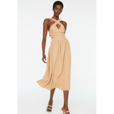 Kobiety DRESS | Trendyol Sukienka letnia - brown/brązowy - OO95242