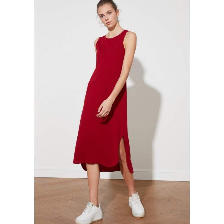 Kobiety DRESS | Trendyol TRENDYOL TWOSS19VG0317 - Sukienka letnia - burgundy/bordowy - WY17957