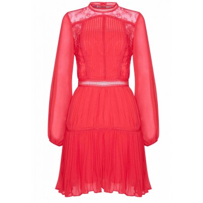 Kobiety DRESS | True Decadence LACE  - Sukienka letnia - bright rose/czerwony - DE54706
