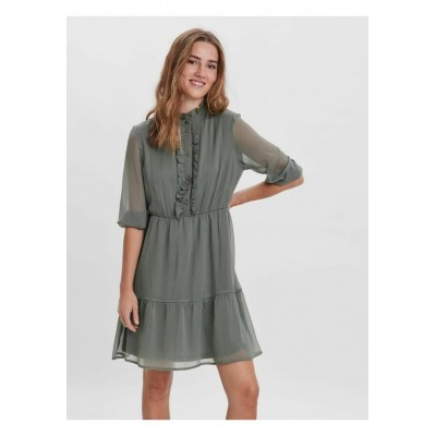 Kobiety DRESS | Vero Moda DURCHSICHTIGES - Sukienka letnia - laurel wreath/zielony melanż - IP75276