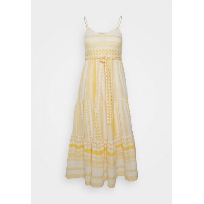 Kobiety DRESS | Vero Moda Petite VMDICTHE SINGLET DRESS - Sukienka letnia - birch/freja saffron/mleczny - QP15839
