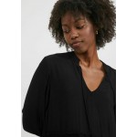 Kobiety DRESS | Vila IN KNIELÄNGE LANGARM - Sukienka letnia - black/czarny - QP65429