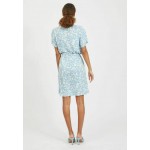 Kobiety DRESS | Vila Sukienka koszulowa - blue bell/jasnoniebieski melanż - UN42797