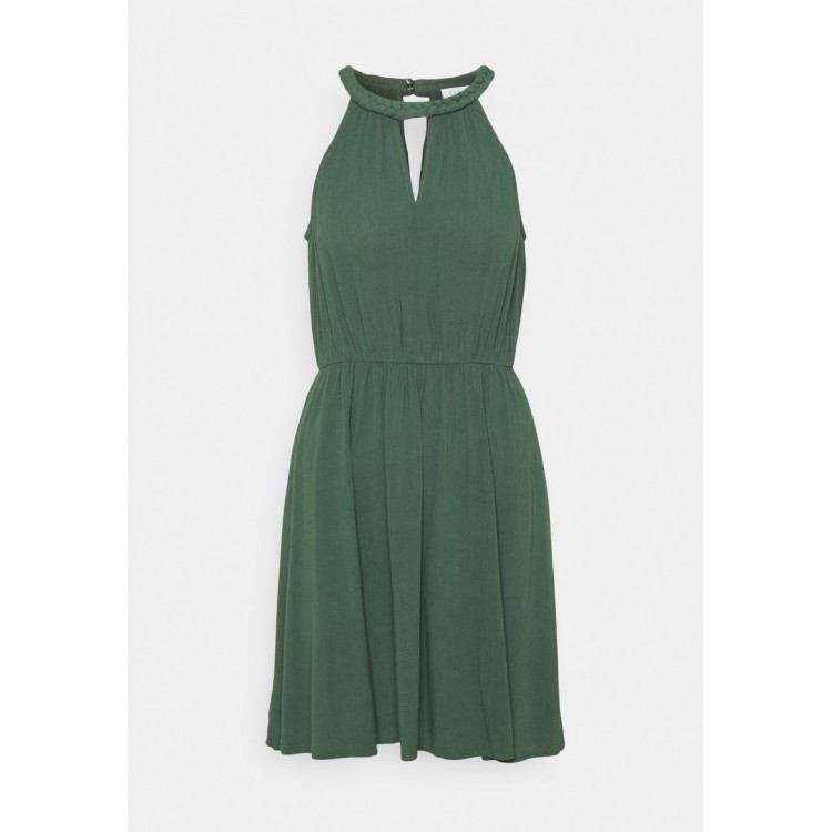 Kobiety DRESS | Vila VIMESA BRAIDED - Sukienka letnia - garden topiary/zielony - SK84142