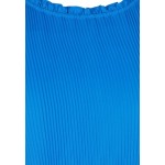 Kobiety DRESS | Zizzi LONG-SLEEVED WITH RUFFLES - Sukienka letnia - dazzling blue/niebieski - YC70637