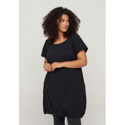 Kobiety DRESS | Zizzi Sukienka letnia - black/czarny - CE05456