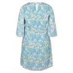 Kobiety DRESS | Zizzi Sukienka letnia - turquoise/turkusowy - ZF18389