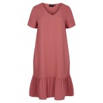 Kobiety DRESS | Zizzi VMACY - Sukienka letnia - withered rose/jasnoczerwony melanż - AH02747