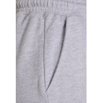Kobiety COMBINATION CLOTHING | Missguided Tall CROP TEE WIDE LEG JOGGER SET - Bluzka z długim rękawem - grey marl/szary - QR54225
