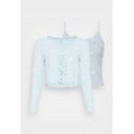 Kobiety COMBINATION CLOTHING | ONLY ONLINC FENJA SET - Top - cashmere blue/jasnoniebieski - UU58304