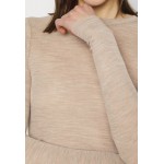 Kobiety PULLOVER | ARKET Bluzka z długim rękawem - oat melange/beżowy - QW77804
