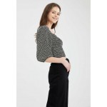 Kobiety SHIRT | DeFacto SLIM FIT - Bluzka z długim rękawem - black/czarny - NW70254