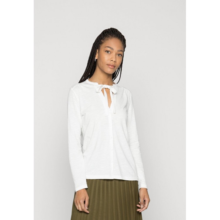Kobiety SHIRT | Esprit BOW TIE - Bluzka z długim rękawem - off white/mleczny - EB59992