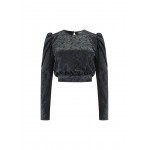Kobiety SHIRT | LA MANIA MAYL - Bluzka z długim rękawem - black/czarny - TT95543
