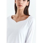 Kobiety SHIRT | TATUUM HARITA - Bluzka z długim rękawem - white/biały - AZ50064