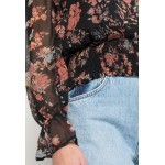 Kobiety SHIRT | Vero Moda VMSURANA SMOCK - Bluzka z długim rękawem - green/czarny - DL59386