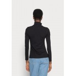 Kobiety T SHIRT TOP | Anna Field BASIC ROLL NECK LONG SLEEVES TOP - Bluzka z długim rękawem - black/czarny - WH52172