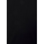 Kobiety T SHIRT TOP | Banana Republic Petite CUTOUT BOATNECK - Bluzka z długim rękawem - black/czarny - RM02873