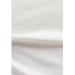 Kobiety T SHIRT TOP | Bershka MIT PATENTMUSTER - Bluzka z długim rękawem - white/biały - AY68941