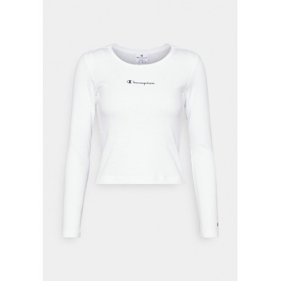 Kobiety T_SHIRT_TOP | Champion CREWNECK  - Bluzka z długim rękawem - white/biały - VG40629
