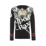 Kobiety T SHIRT TOP | Cipo & Baxx Bluzka z długim rękawem - black/czarny - CG52961