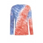 Kobiety T SHIRT TOP | Cipo & Baxx LONG SLEEVE - Bluzka z długim rękawem - blue pink/niebieski - NG43161