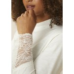 Kobiety T SHIRT TOP | Cream CRCARA LS - Bluzka z długim rękawem - eggnog/mleczny - BB17774