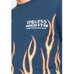 Kobiety T SHIRT TOP | Endless Nights FLAMES UNISEX - Bluzka z długim rękawem - navy/granatowy - AQ29557