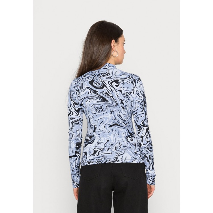 Kobiety T SHIRT TOP | Envii ENPEAR - Bluzka z długim rękawem - heather marble/liliowy - NR03118
