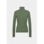 Kobiety T SHIRT TOP | Even&Odd Bluzka z długim rękawem - green/zielony - JA83345