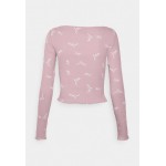 Kobiety T SHIRT TOP | Even&Odd Bluzka z długim rękawem - pink/różowy - VW52650