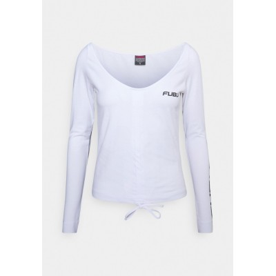 Kobiety T_SHIRT_TOP | FUBU CORPORATE GATHERED - Bluzka z długim rękawem - white/biały - KS93672