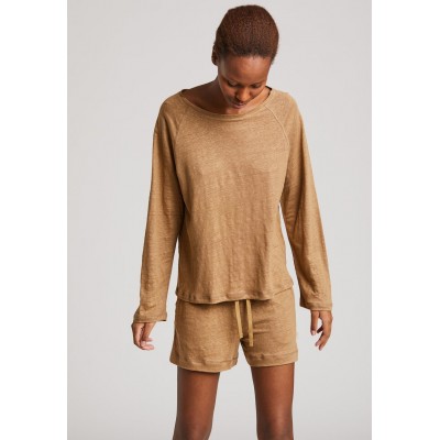 Kobiety T_SHIRT_TOP | GAI+LISVA LISBETH LS - Bluzka z długim rękawem - brown mustard/brązowy - CX27819