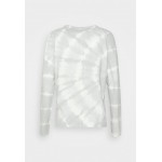 Kobiety T SHIRT TOP | GAP FOREVERSOFT CREW - Bluzka z długim rękawem - grey tie dye/szary - YG10017
