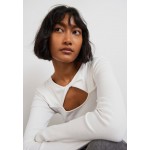 Kobiety T SHIRT TOP | Gina Tricot VERA - Bluzka z długim rękawem - offwhite/mleczny - IP55838