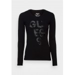 Kobiety T SHIRT TOP | Guess AURELIE TEE - Bluzka z długim rękawem - jet black/czarny - MR77235