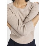 Kobiety T SHIRT TOP | hessnatur Bluzka z długim rękawem - frappé/beżowy - CG79087