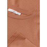 Kobiety T SHIRT TOP | hessnatur SHIRT AUS REINER PIMA-BIO-BAUMWOLLE - Bluzka z długim rękawem - sienna/brązowy - RU07275