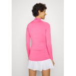 Kobiety T SHIRT TOP | J.LINDEBERG ASA SOFT COMPRESSION - Bluzka z długim rękawem - hot pink/różowy - SV86938