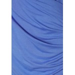 Kobiety T SHIRT TOP | Lauren Ralph Lauren Woman WRAP-STYLE JERSEY TOP - Bluzka z długim rękawem - blue loch/niebieski - UG86979