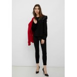 Kobiety T SHIRT TOP | Liu Jo Jeans LOGO AND FLOUNCES - Bluzka z długim rękawem - black/czarny - CU30066