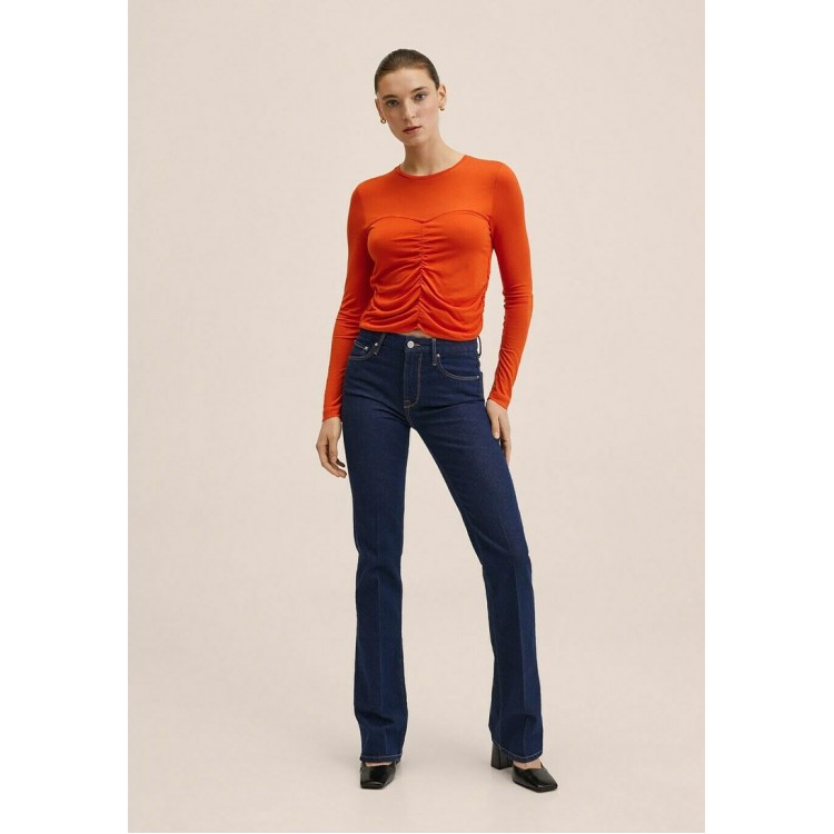 Kobiety T SHIRT TOP | Mango MERLA - Bluzka z długim rękawem - orange/pomarańczowy - PF67955